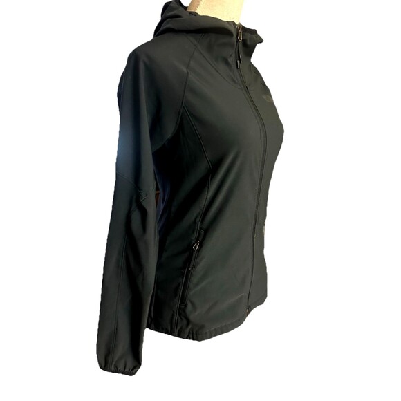 The North Face Womens XS Black Hoodie Full Zip Pocket Outdoor Jacket - Picture 4 of 10